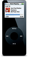 Black iPod nano