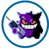 Gengar and Cybiko in a Circle (Gengar56's icon)