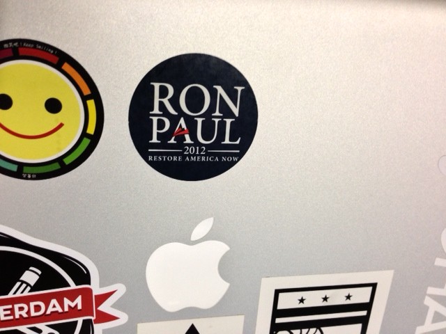 My Laptop's Ron Paul Sticker