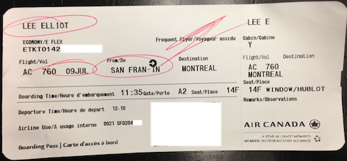 Flight ticket IMG_0667